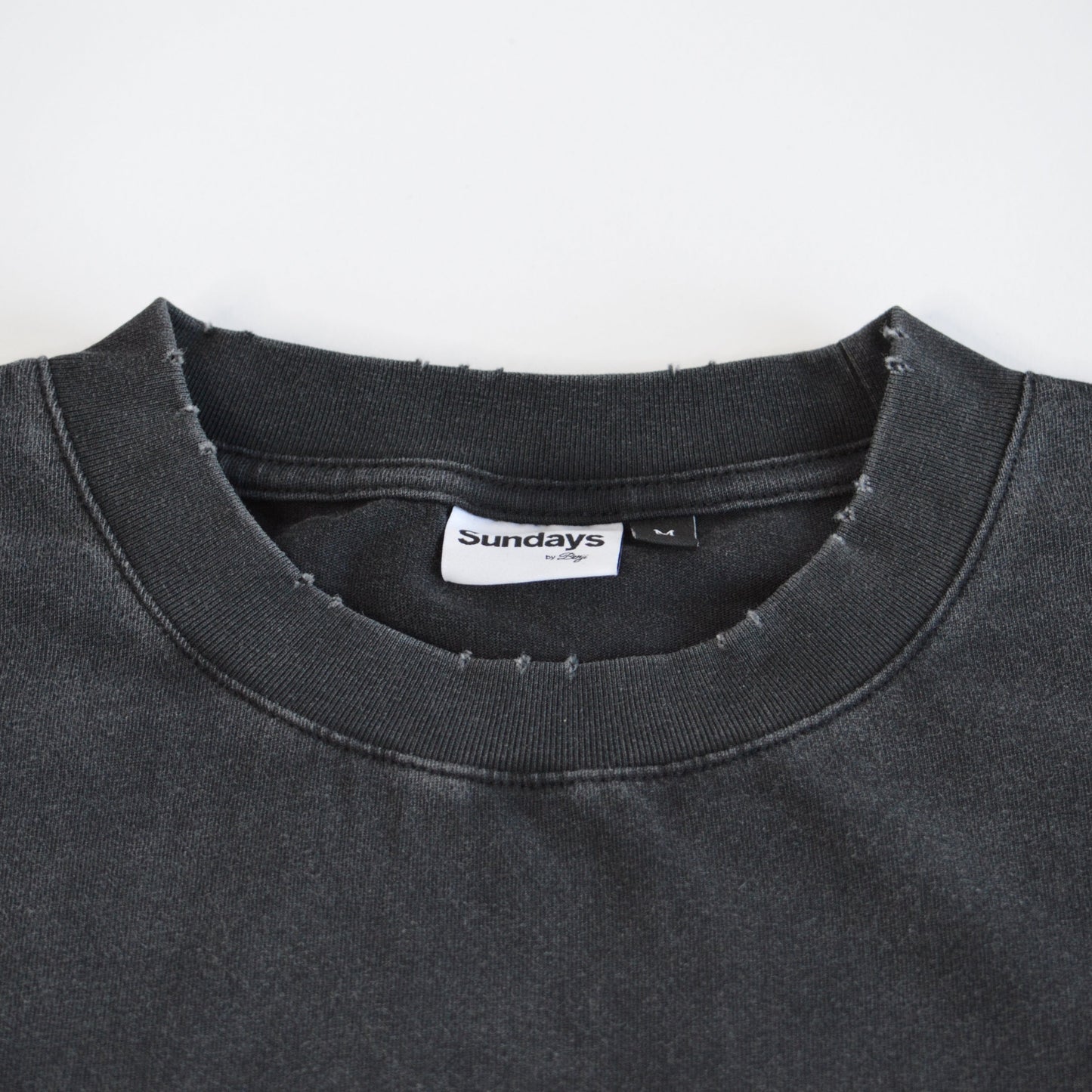 Distressed Long Line | Vintage Black