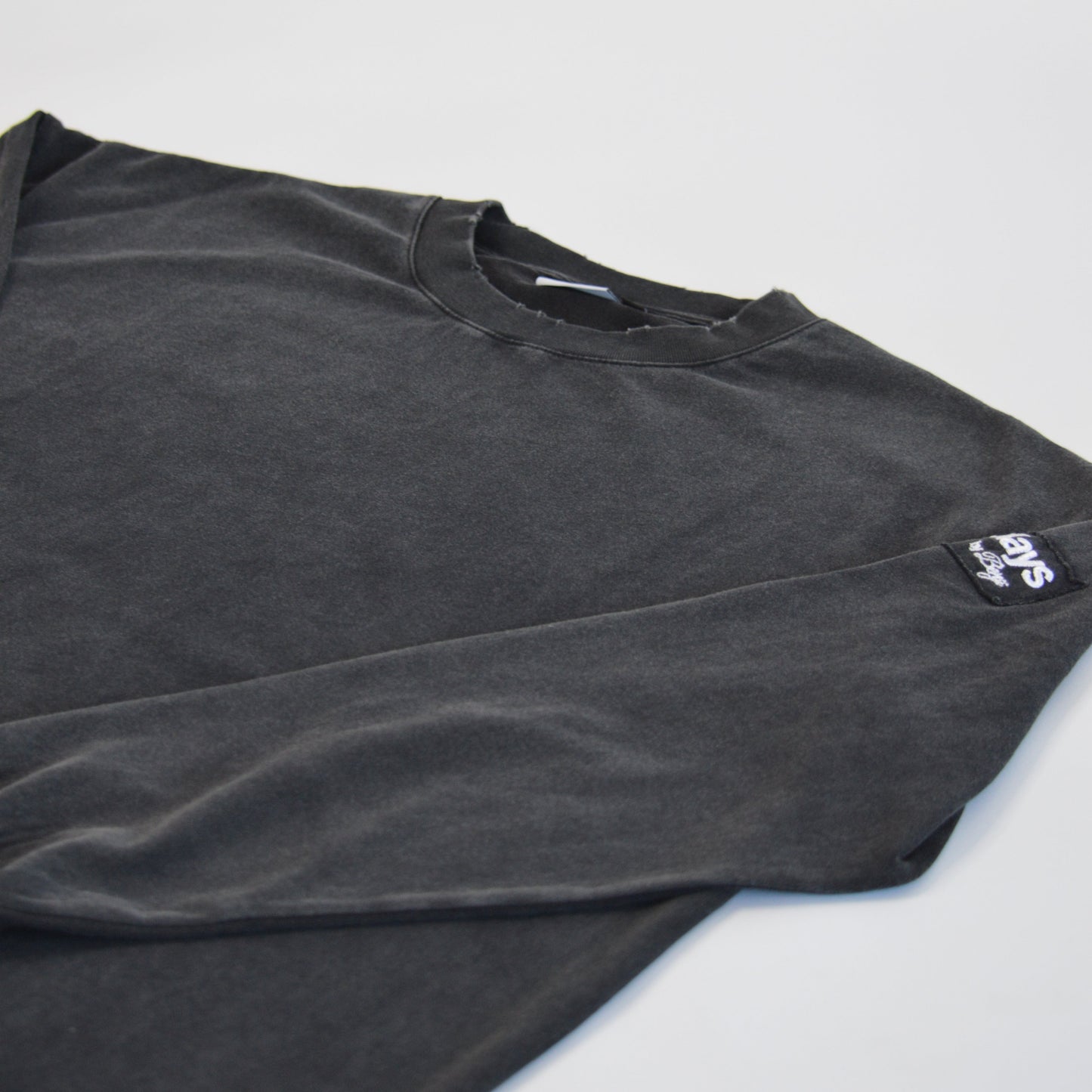 Distressed Long Line | Vintage Black