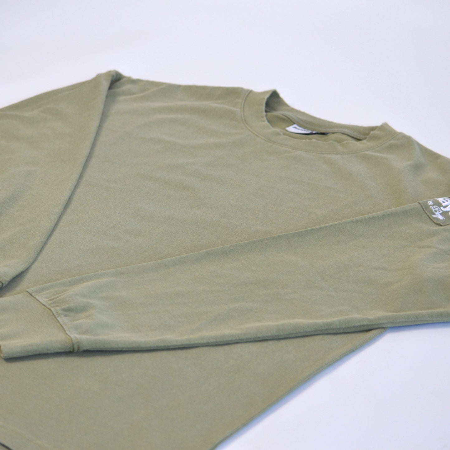 Distressed Long Line | Vintage Olive