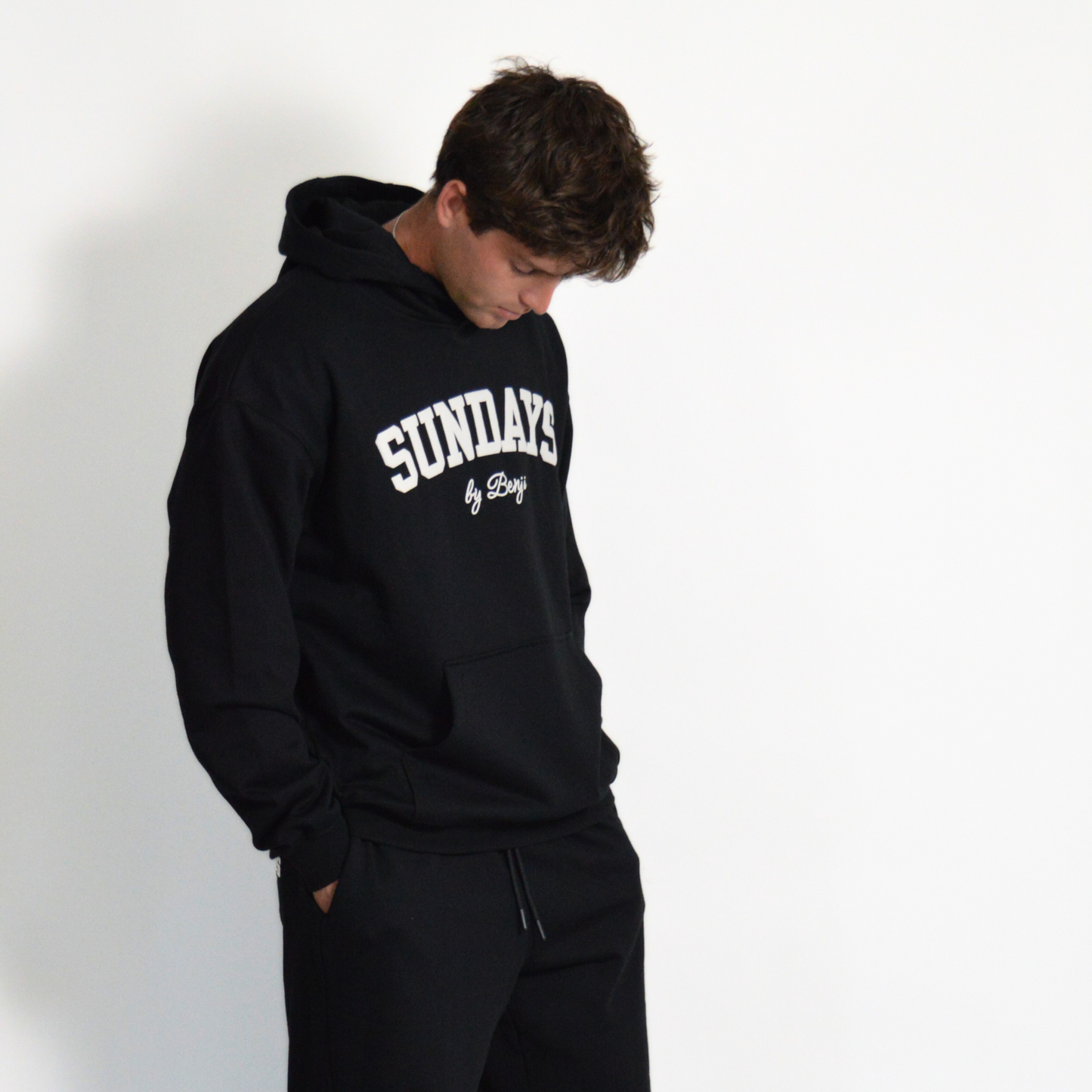 Varsity Hoodie | Black & Bone
