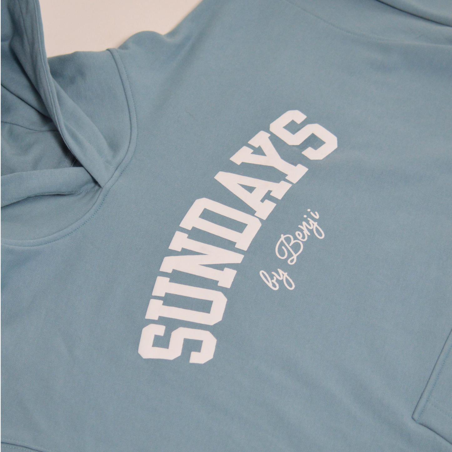 Varsity Hoodie | Dusty Blue