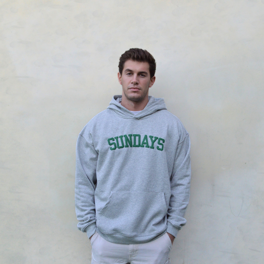 Varsity Heavyweight Hoodie | Forest Green