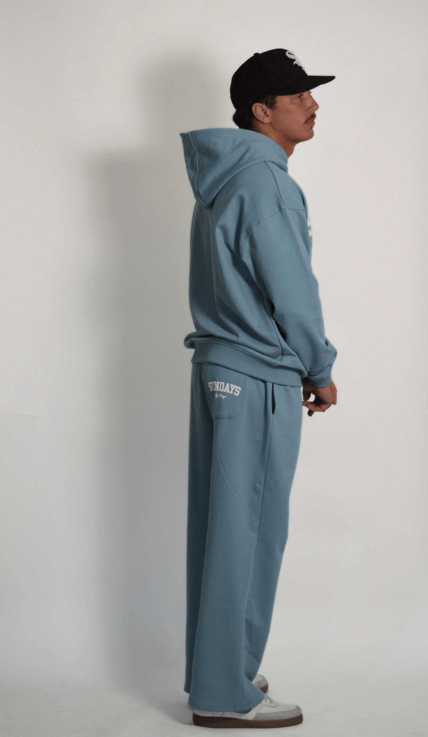 Varsity Sweatpants | Dusty Blue
